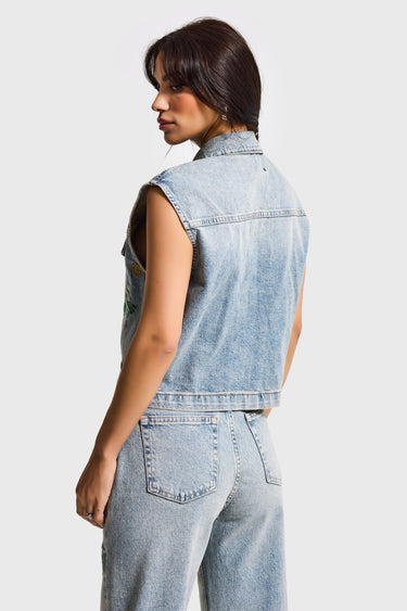 DENIM WAISTCOAT