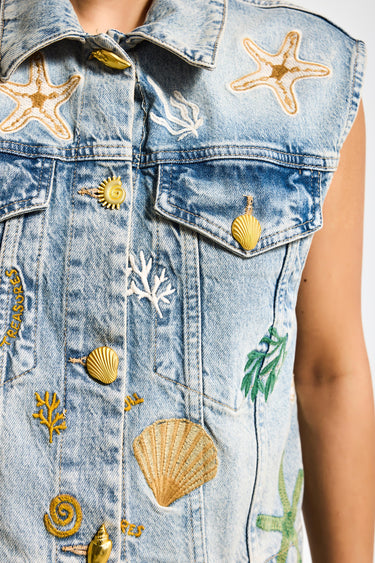 DENIM WAISTCOAT