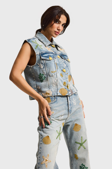 DENIM WAISTCOAT