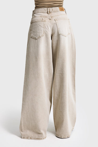 ELENA PALAZZO MID RISE JEANS - OAT