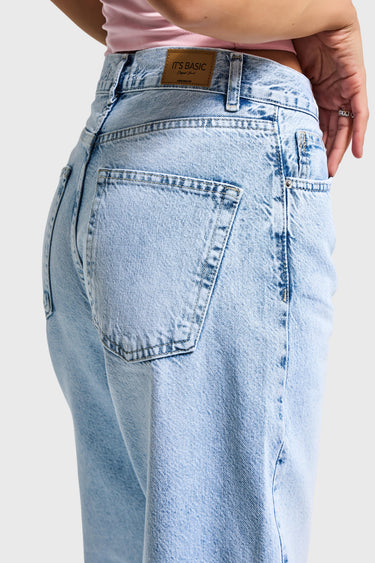 SOFIA Loose High Rise Jeans - Bleached