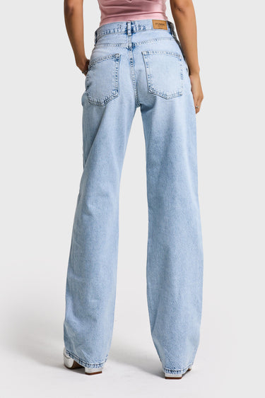 SOFIA Loose High Rise Jeans - Bleached