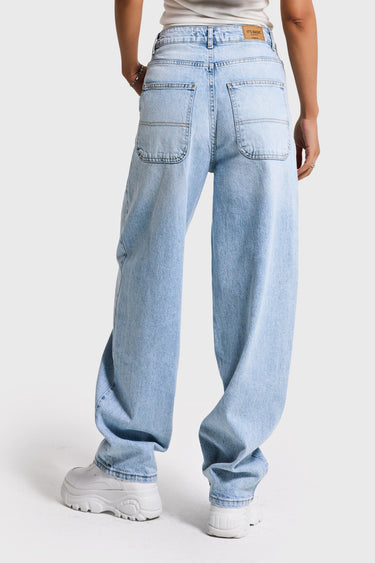 SKATER MID RISE JEANS - ICE
