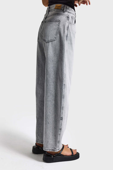 BARREL BALLOON MID RISE JEANS - ASH
