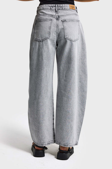 BARREL BALLOON MID RISE JEANS - ASH