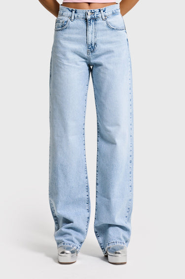 SOFIA Loose High Rise Jeans - Bleached