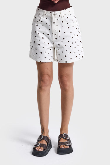 POLKA MINI DENIM SHORT