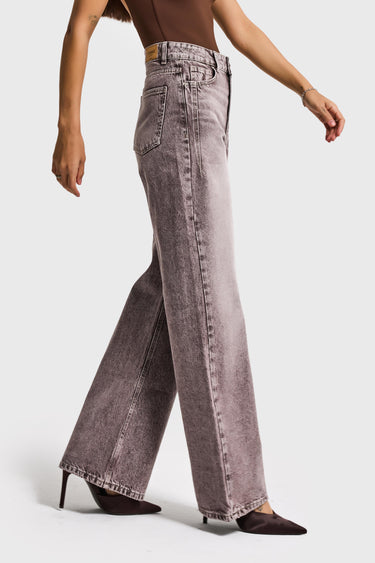 Olea Wide HIGH RISE JEANS - Copper