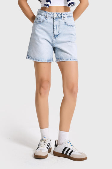 MINI DENIM SHORT - BLEACHED