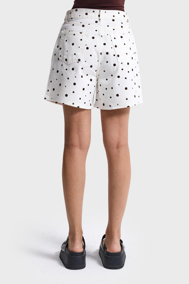 POLKA MINI DENIM SHORT