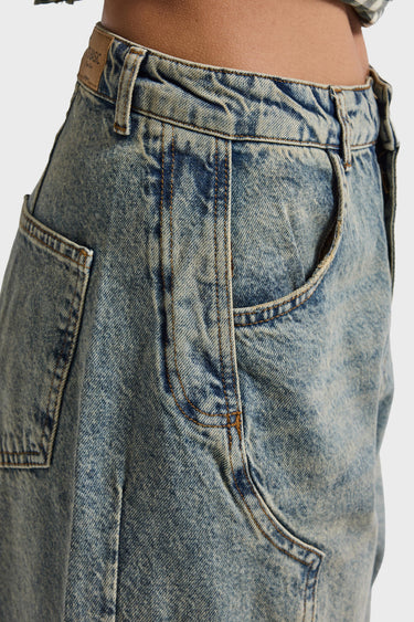BARREL MID RISE JEANS