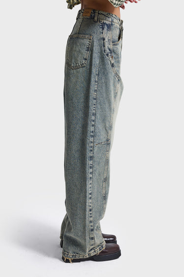 BARREL MID RISE JEANS
