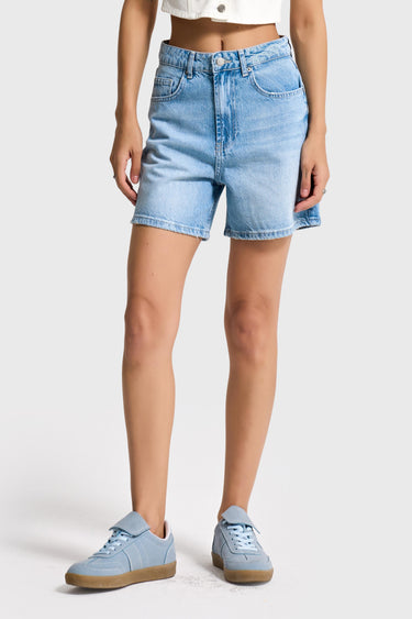 MINI DENIM SHORT - SKY