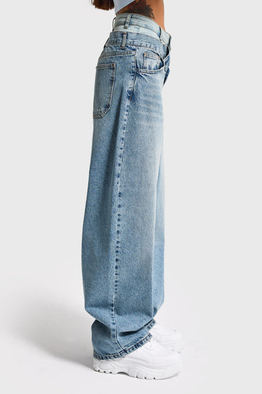 BARREL BALLOON HIGH RISE JEANS