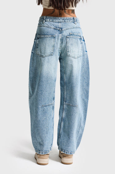 WIDE MID RISE JEANS