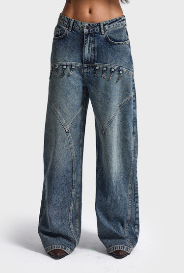 BARREL BALLOON MID RISE JEANS