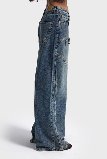 BARREL BALLOON MID RISE JEANS