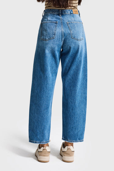 June Relaxed Mid Rise Jeans - NAVY