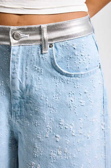 BAGGY MID RISE JEANS