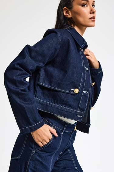 CROPPED DENIM JACKET
