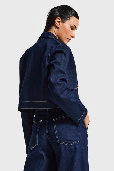 CROPPED DENIM JACKET