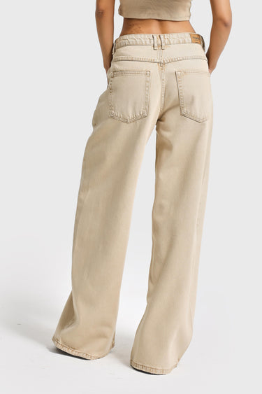 WIDE LOW RISE JEANS