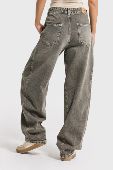 BARREL BALLOON MID RISE JEANS