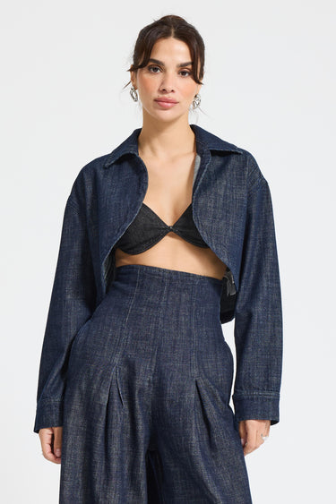 Cropped Denim Jacket