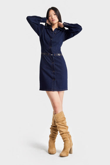 Mini Denim Dress